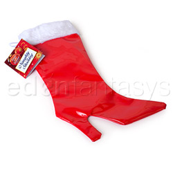 Gags - Naughty heel stocking (Red)