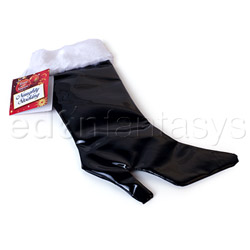 Gags - Naughty heel stocking (Black)