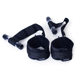 Ankle and wrist restraint - Door jam cuffs