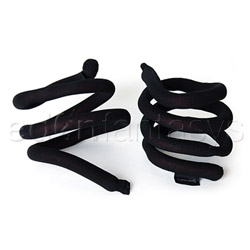 Restraints Twisted love ties Black
