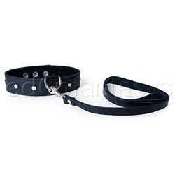Bdsm collar - Leather leash & collar