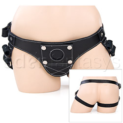 Double strap harness - Sedeux leather couture harness