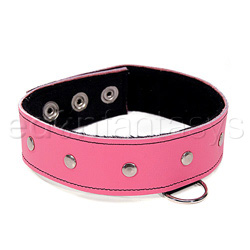 Bdsm collar - Make me blush leather collar