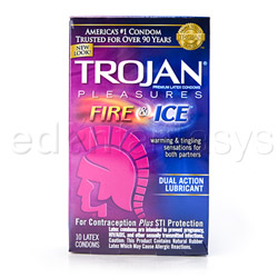 Church and Dwight Condom, Male condom - Trojan pleasures fire & ice (10) Church and Dwight Condom, Male condom - Trojan pleasures fire & ice (10)