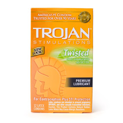 Condom, Male condom - Trojan stimulations twisted