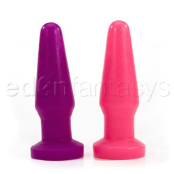 Silicone neon anal plug
