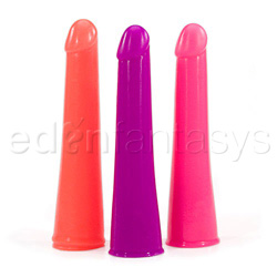 Vibrating silicone neon probe (purple) - Traditional vibrator