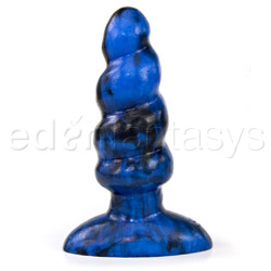 Butt plug - The screw royal (Black / Blue)