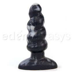 Butt plug - The screw royal (White / Black)