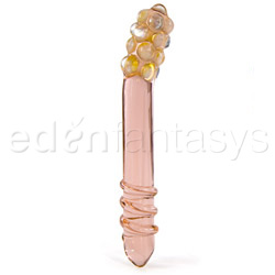 Glass dildo - Two way bumpy fantasy (Pink)