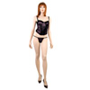 Bustier And Panty Set - Heart bustier with g-string (L)