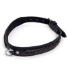 Bdsm collar - Herringbone collar (Brown)