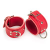 Ankle And Wrist Restraint - Vegan jaguar cuffs (Red)