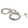 Handcuffs - Double locking nickel handcuffs
