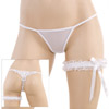 Sexy panty - Honeymoon glamour thong and garter