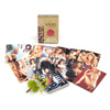 Vivid girls playing cards