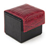 Condom cube red croco