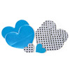 Something Blue heart pasties