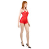 Hearts lace mini dress with g-string