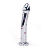 Metal g-spot wand with inset jewels