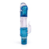 Multi-speed rabbit vibrator with realistic penis design and texturized shaft. Multi-speed rabbit vibrator with realistic penis design and texturized shaft.