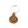Non-piercing non-tarnising navel ring