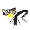 Leopard lined catmask and the pleasure whip Leopard lined catmask and the pleasure whip