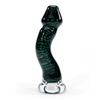 Curved glass shaft for g-spot stimulation.