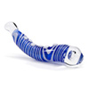 Curved and ribbed multi-colored shaft