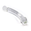 Crystal rose curved G-spot dildo