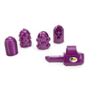 Wireless finger vibrator with 4 sleeves