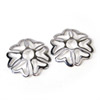Silver heart nipple shields