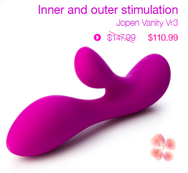 Inner and outer stimulation, Jopen Vanity Vr3, $110.99