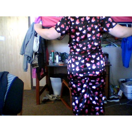 Heart PJ back