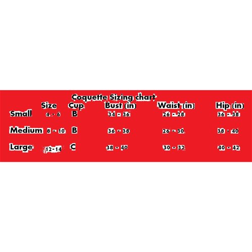 coquetteSIZING CHART