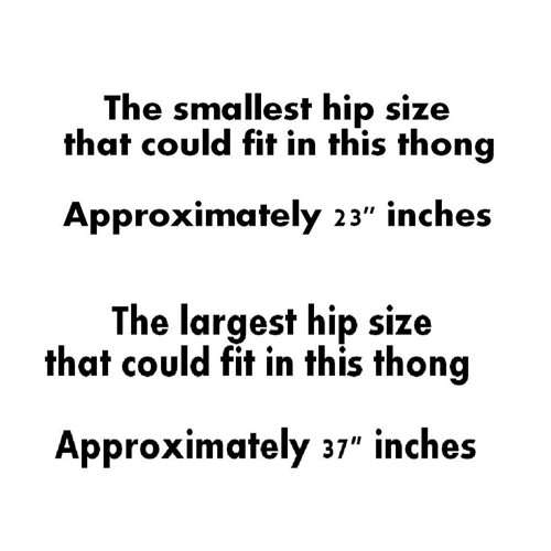 THONG SIZING CHART