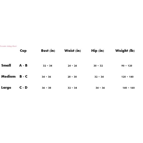 sizing chart