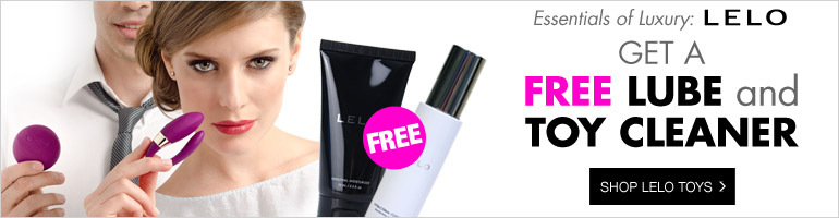 Free lube and toy cleaner with LELO toy!