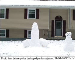 Snow penis