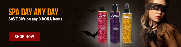 Save 30% on any 3 Dona bodycare products!