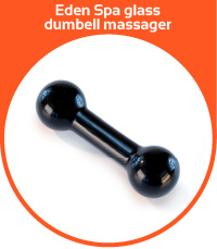 Eden Spa glass dumbell massager