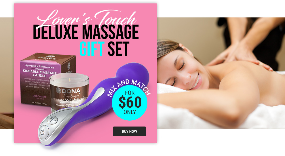 Lover's Touch! Deluxe Massage Gift Set For $60