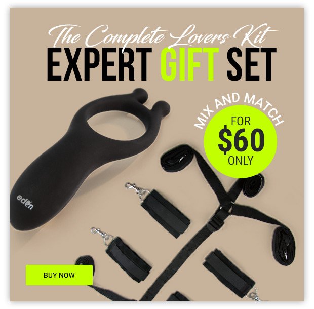 The Complete Lovers Kit! Expert Couples Gift Set For $60