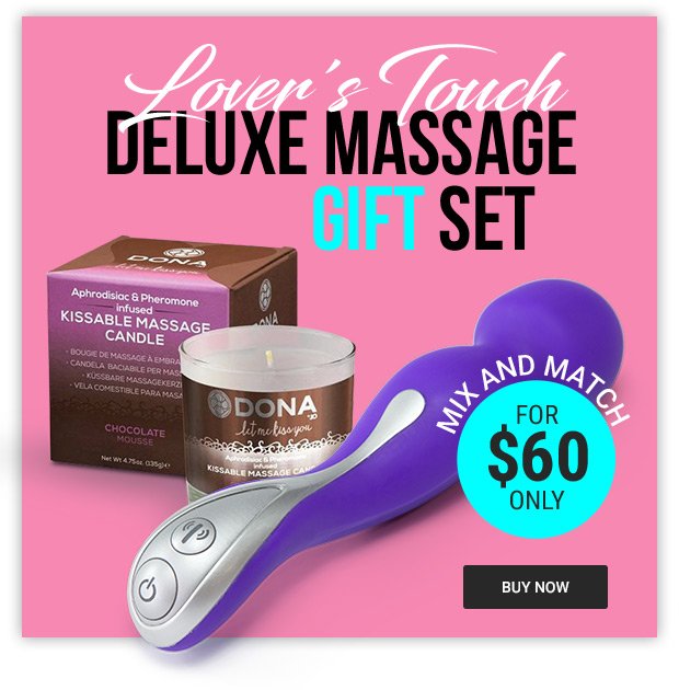 Lover's Touch! Deluxe Massage Gift Set For $60