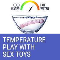 Temperature Play with Glass and Metal Sex Toys