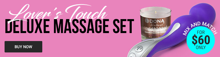 Lover's Touch! Deluxe Massage Gift Set For $60